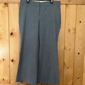 Express Chambray Gray Wide Leg Trousers Sz 12S